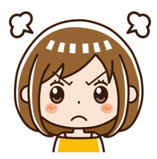 お怒りイラスト